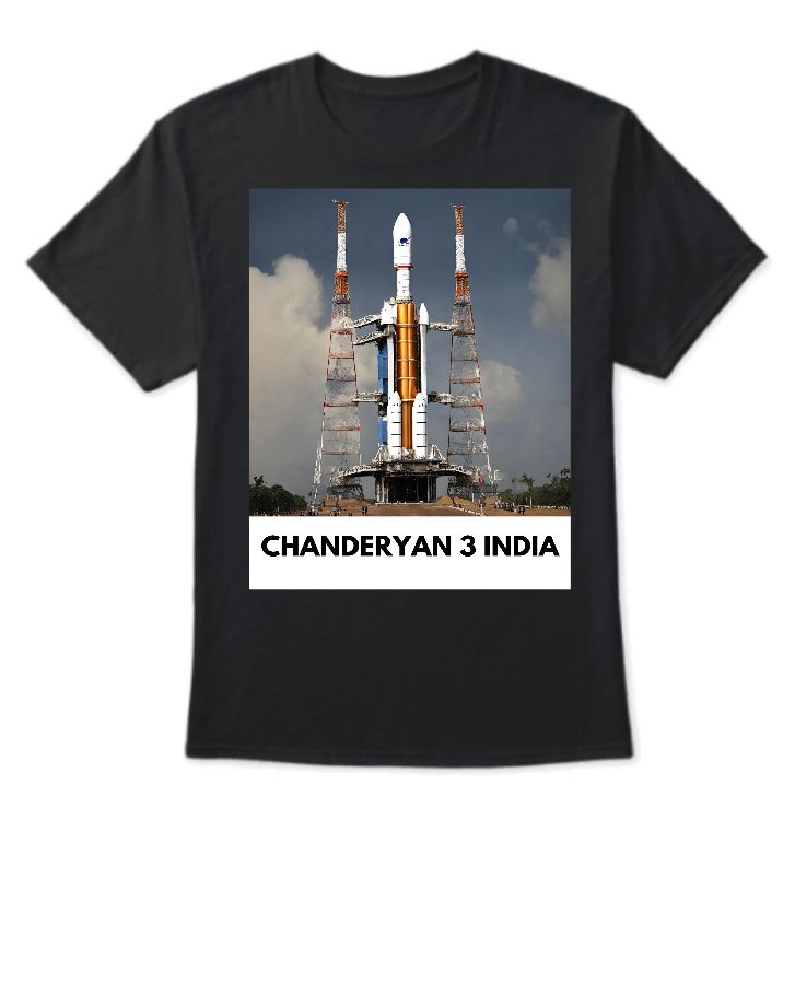 chandrayan 3 Tshirt design - Front