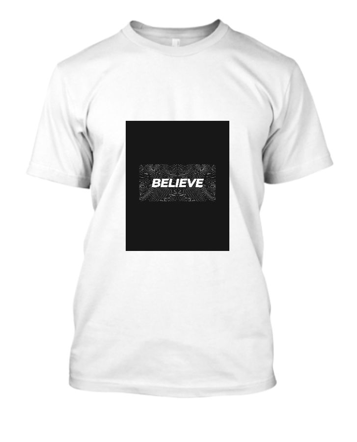 Half Sleeve T-Shirt (Believe) - Front