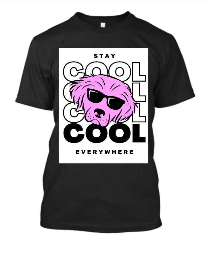 cool dog T-SHIRT - Front
