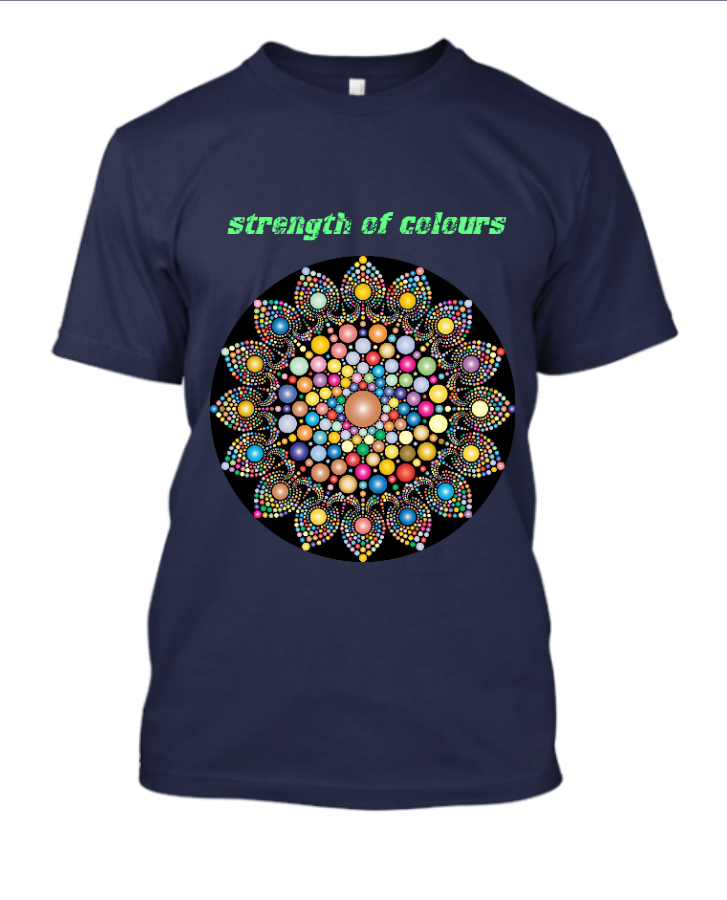 colour_half sleev t-shirt - Front