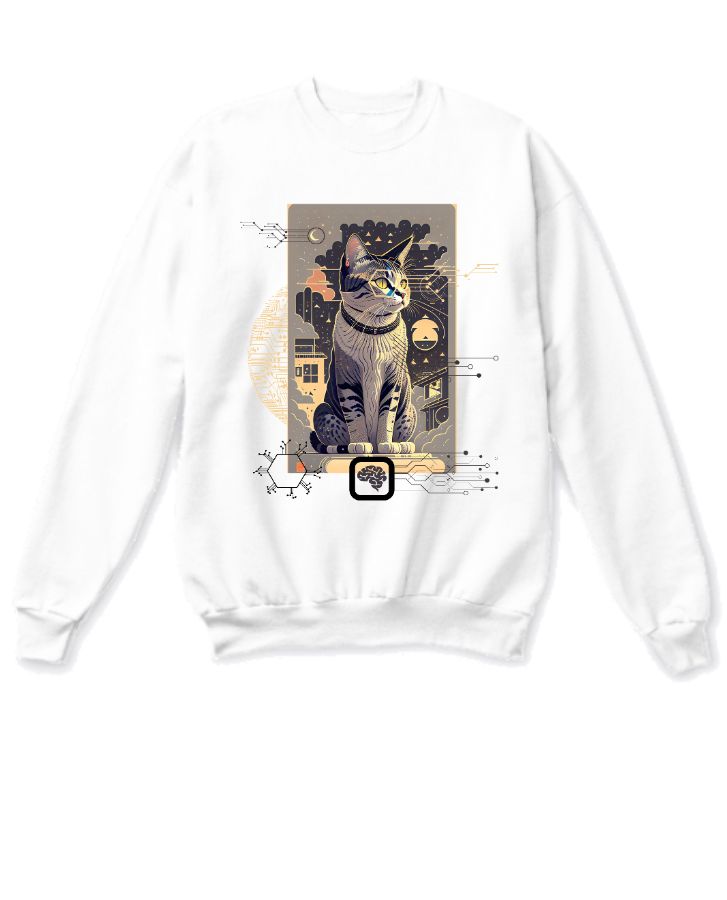 cool Cat, sweat tshirt, shirt  - Front
