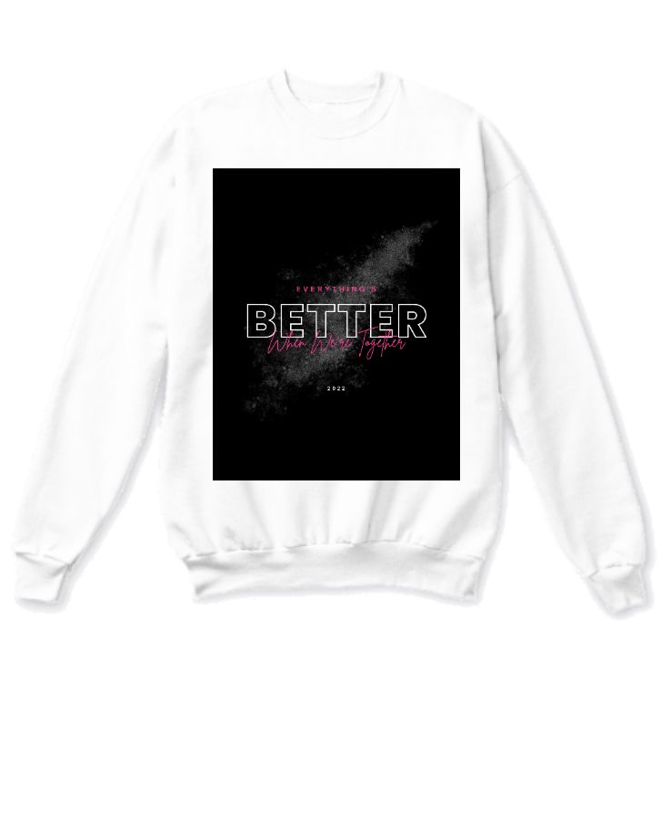 couplequote sweatshirt/ - Front