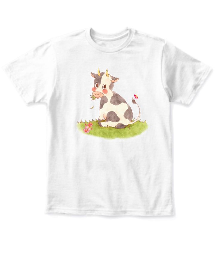 cow kids tee - Front