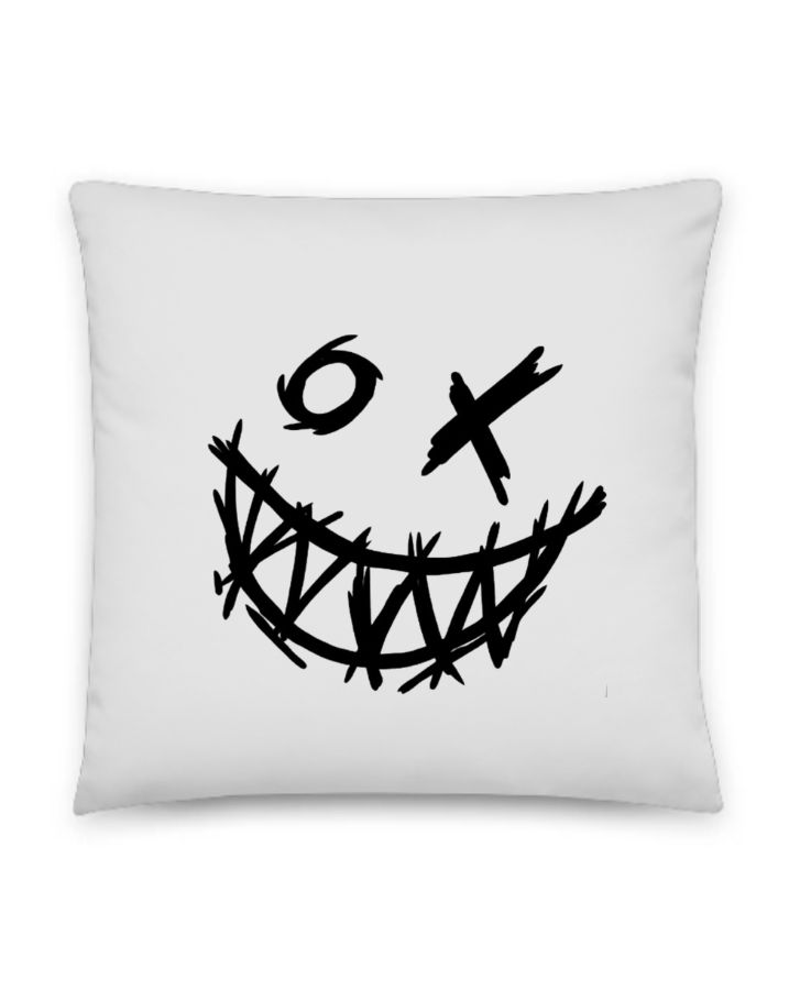 creepy smile pillow by creatiz - Front