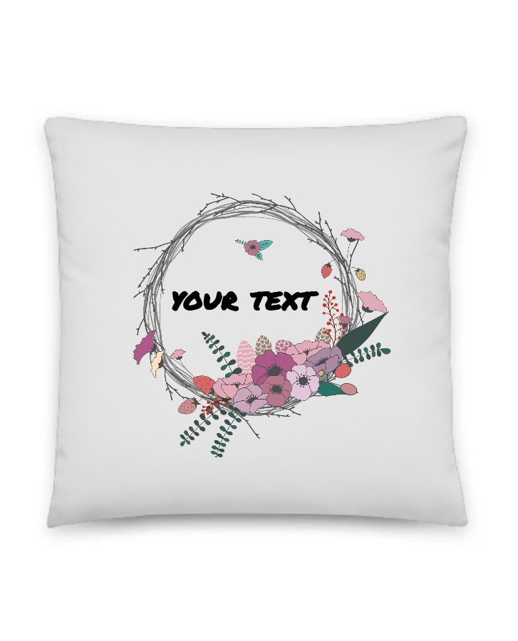 customisable throw pillow - Front