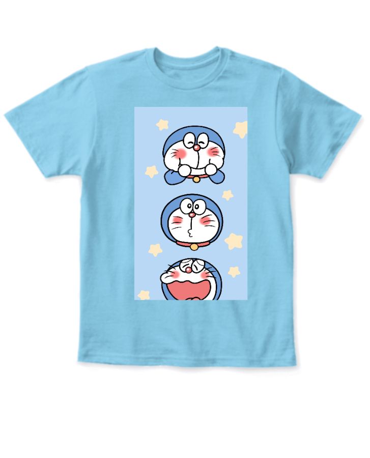 cute doremon t-shirt for kids - Front