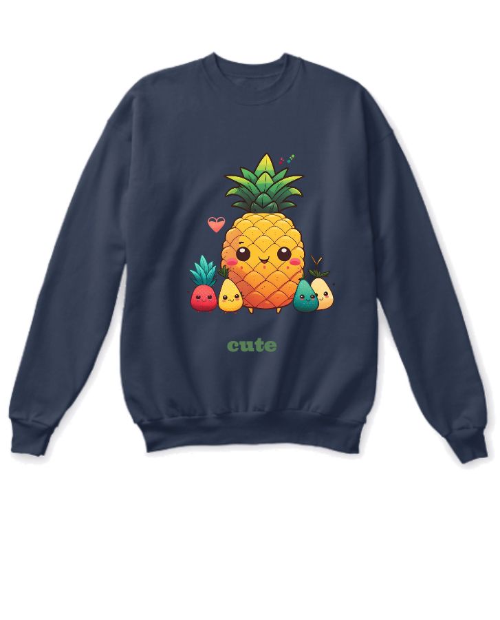 cute food sweat shirt design - Front