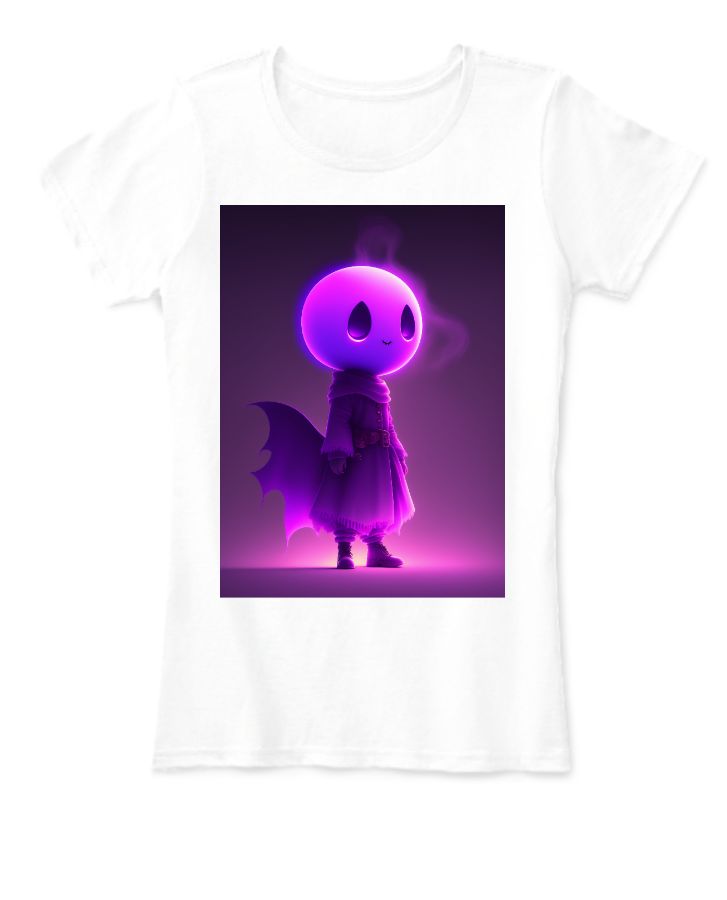 cute ghost demonicwoman's t shirt - Front