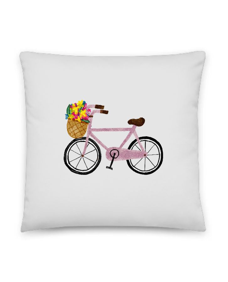 cycle pillow - Front