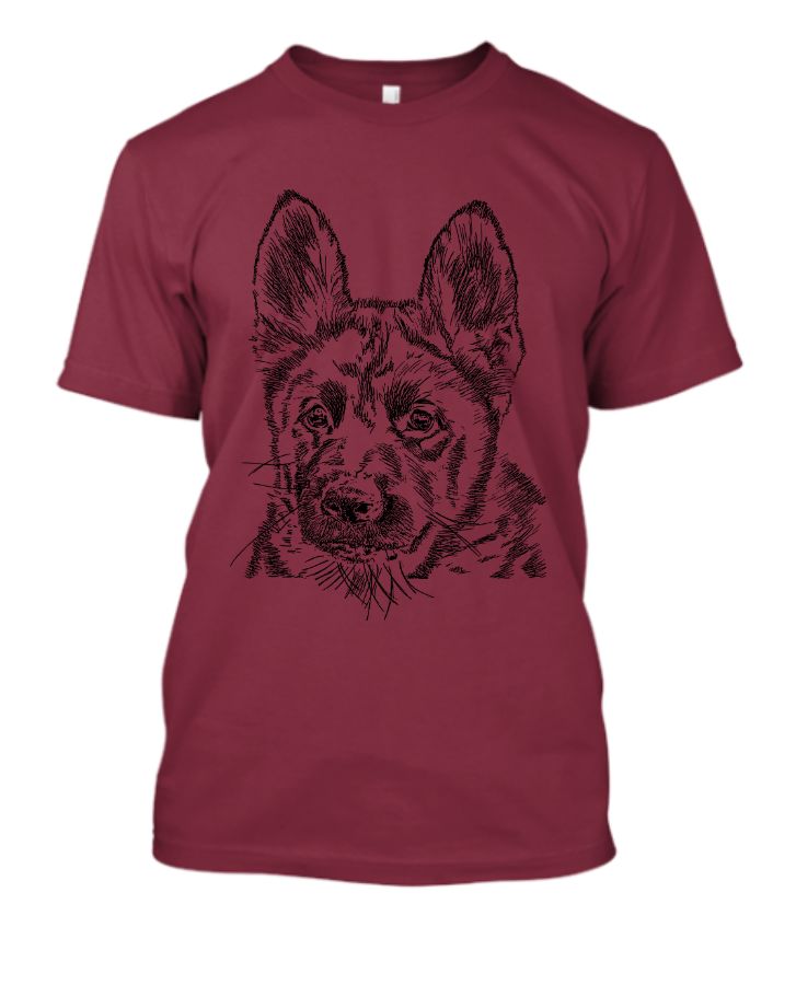 dog cool tishart - Front
