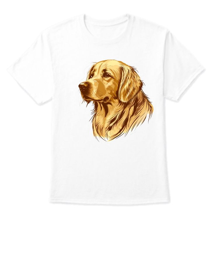 dog print t shirt  - Front