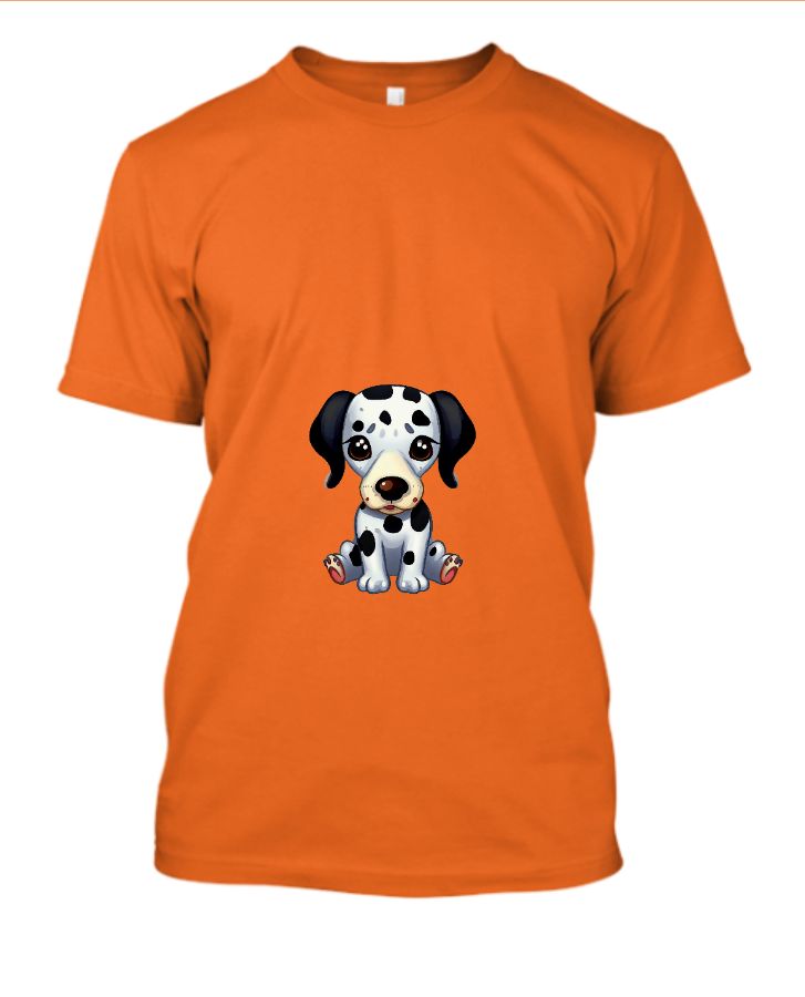 dog printed tshirt for men  - Front