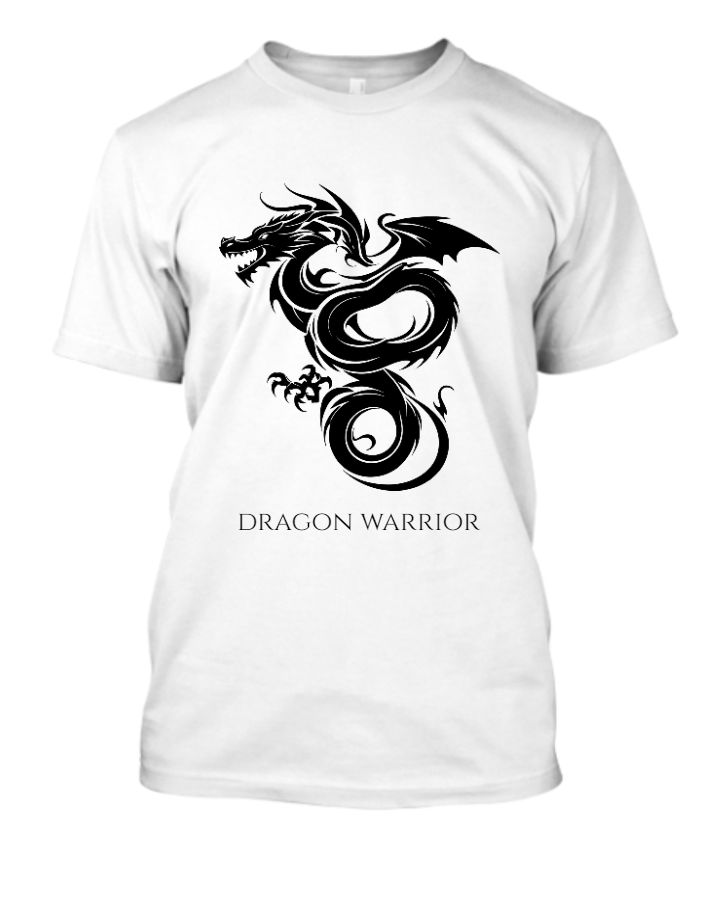 dragon warrior t shirt - Front