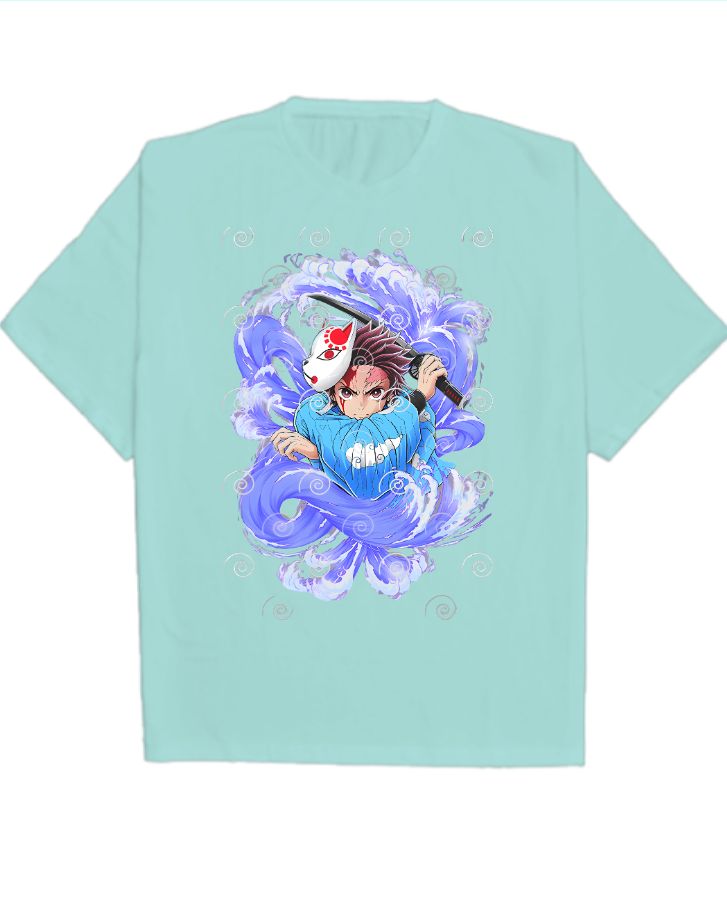 drop shoulder tshirt - Front