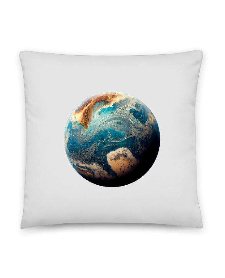 earth pillow - Front