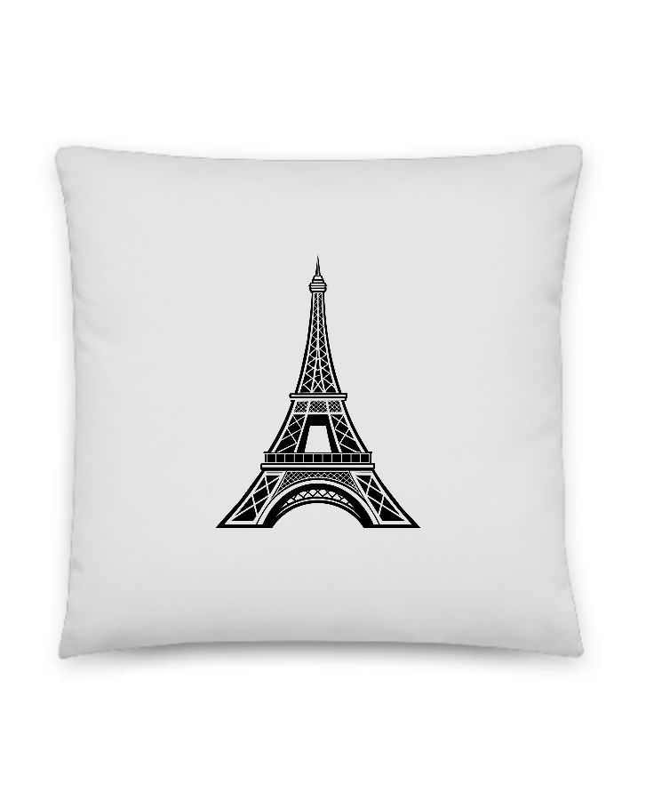 eiffel tower Pillow  - Front