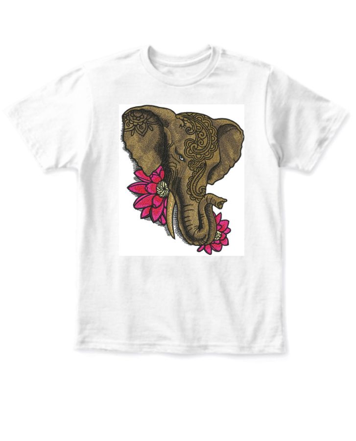 elephant tshirt - Front