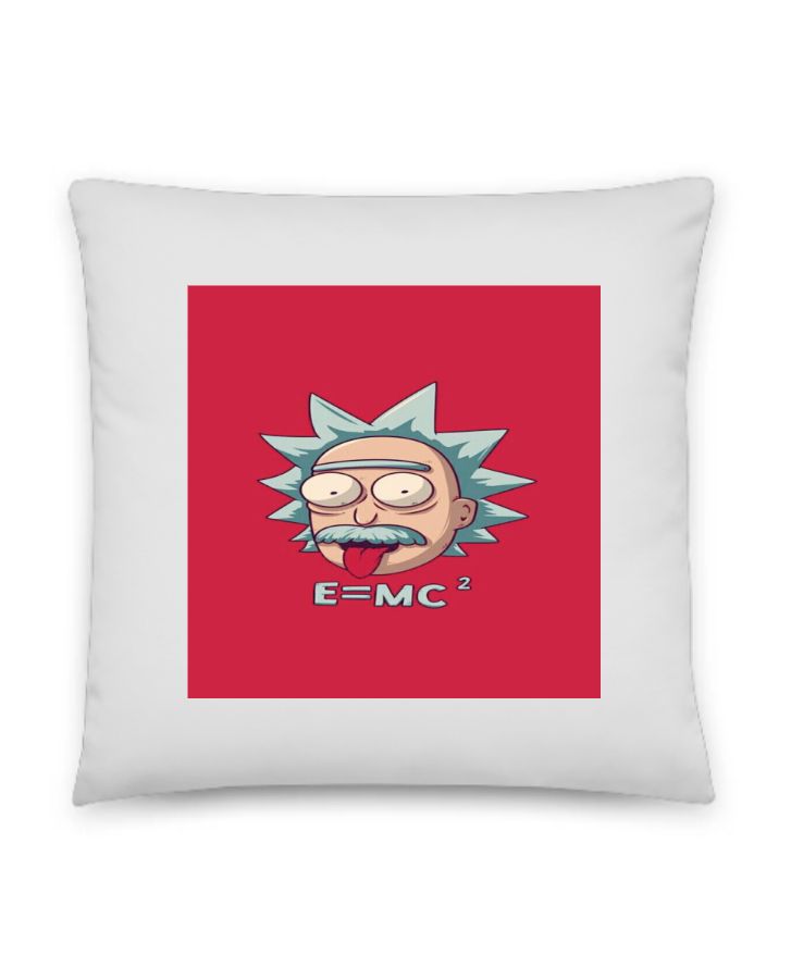 e=mc2 | science theme throw pillow| science lovers - Front