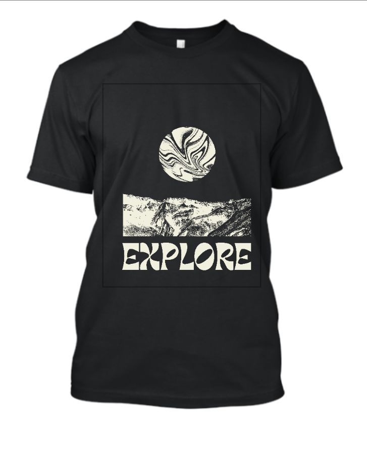 explore t-shirt |art lover - Front