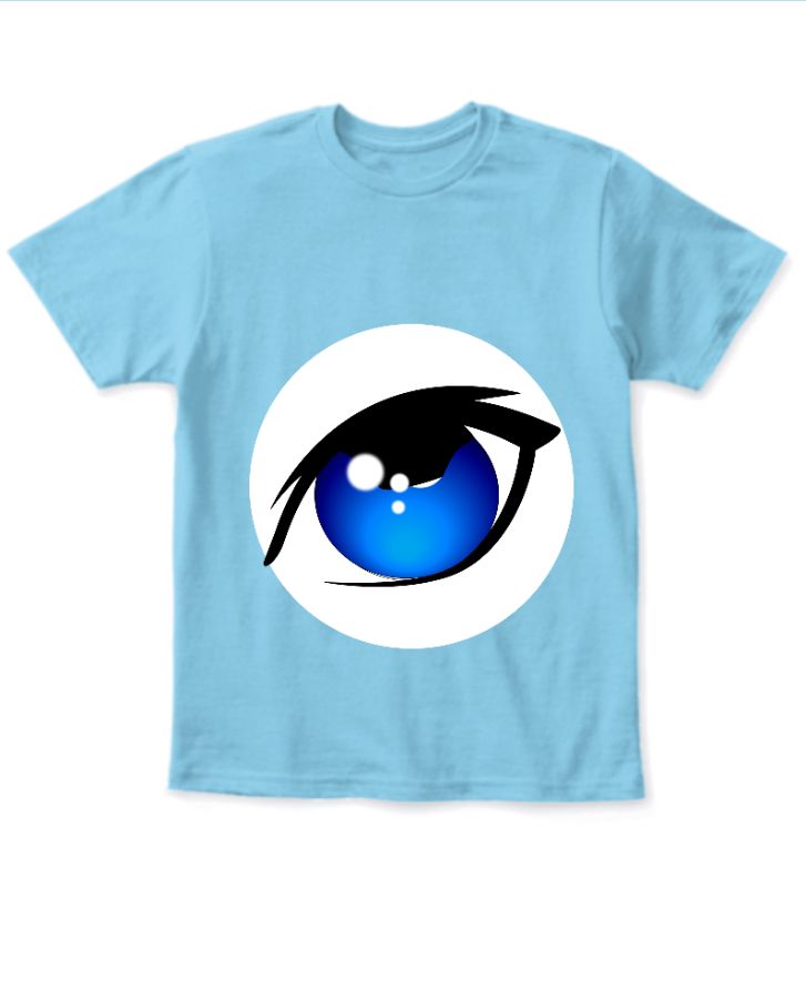 eye sleeve printed t-shirt - Front