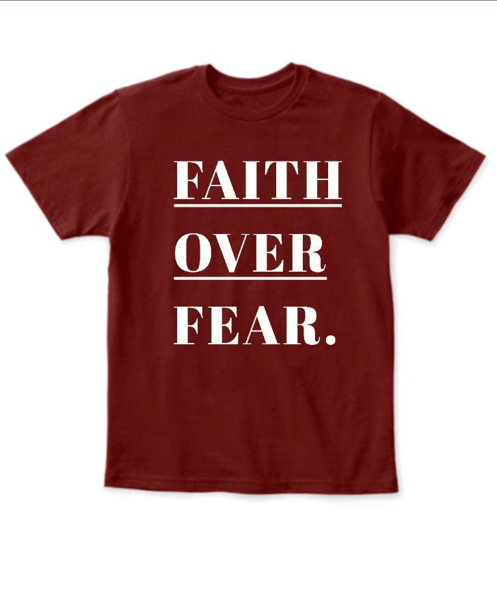 faith over fear - Front
