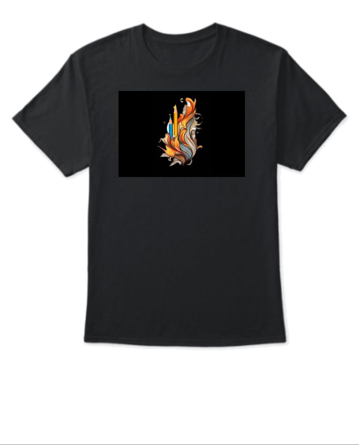 fire tshirt - Front