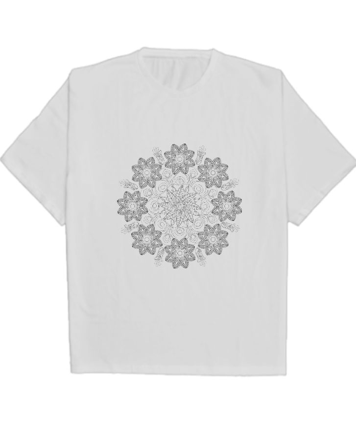 flower tee - Front