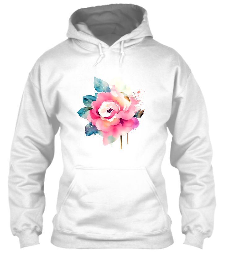 flower hoodie  - Front