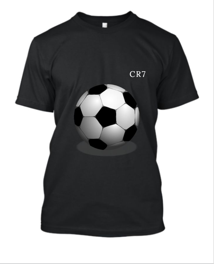 football and cr7 fan t-shirt - Front