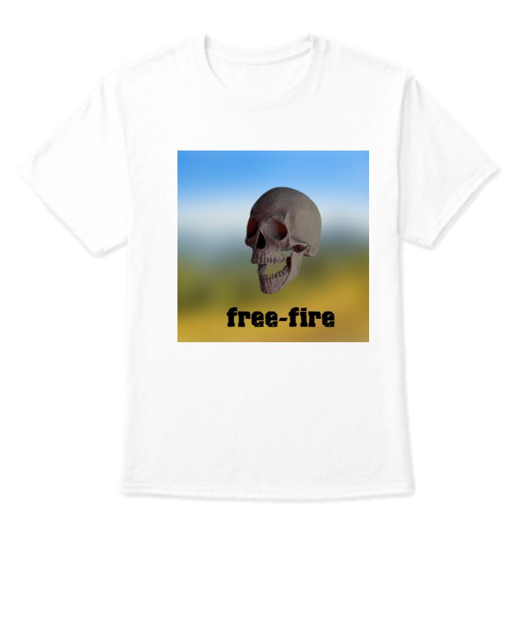 free-fire Design all colours t-shirts - Front