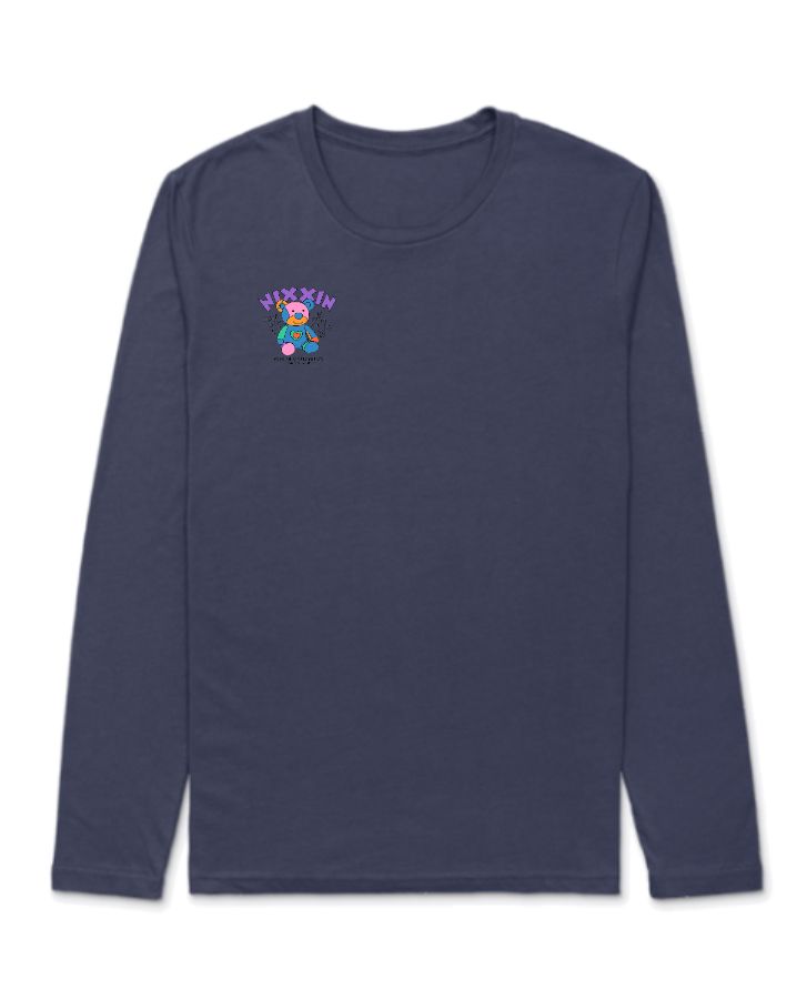full sleeve crew neck t shirt for cartoon lover - Front