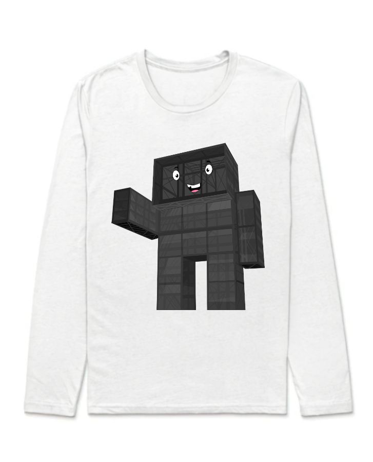 full sleeve tee | robot t-shirt - Front