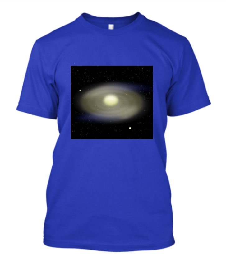 galaxy sticker tshirt - Front