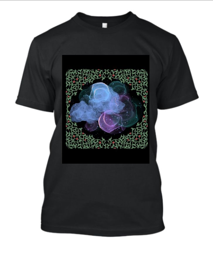 galaxy style t shirt/ half t shirt colour  full - Front