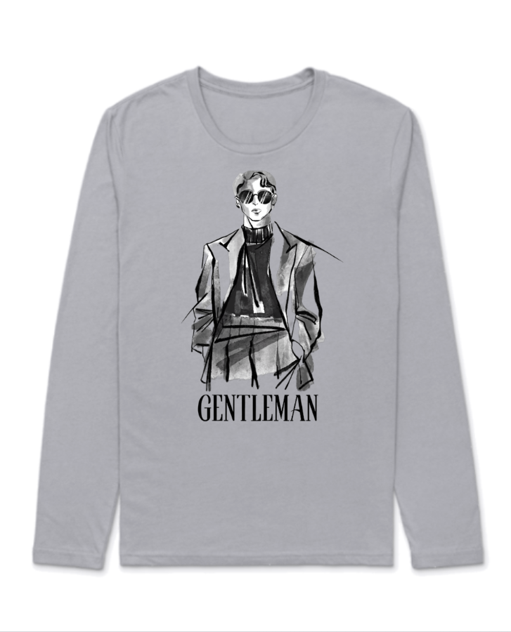 gentle man t shirt - Front