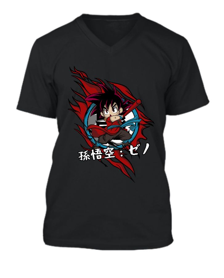 goku anime merrch at affordable rate 100% cotton  - Front