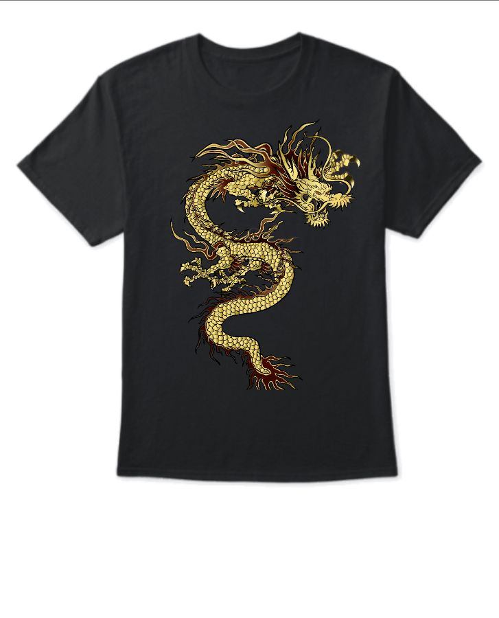 gold dragon - Front