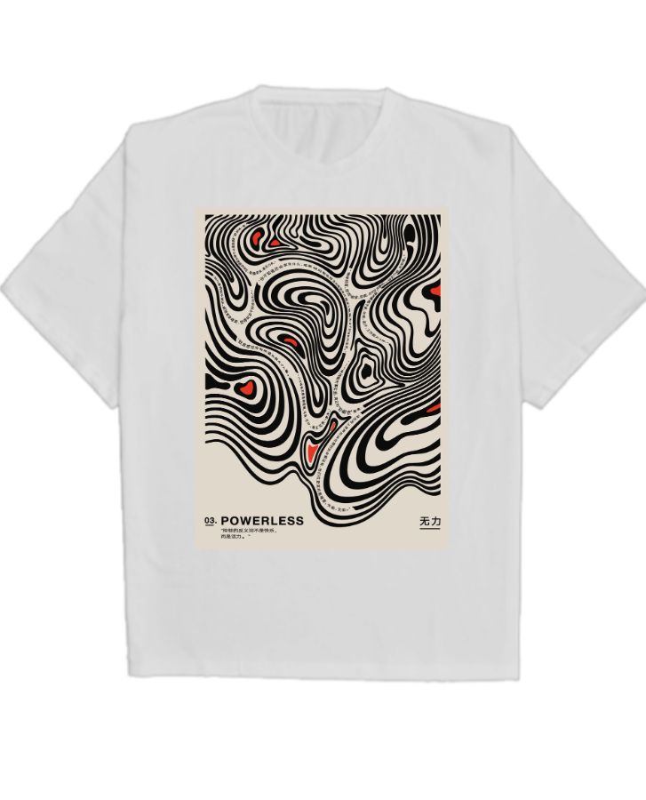 graphic design oversiezed t shirt  - Front