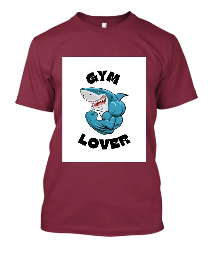 gym lover t shirt - Front