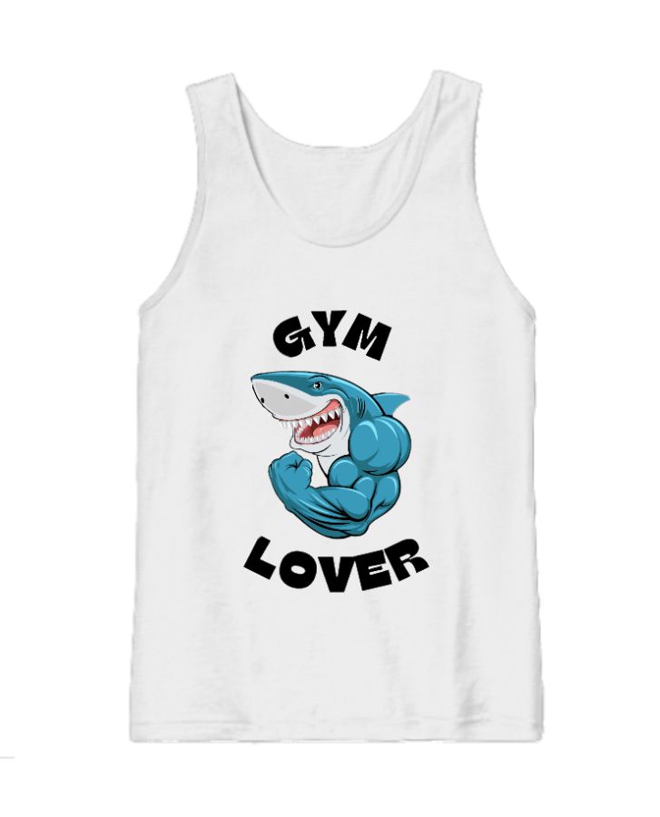 gym lover tank top - Front