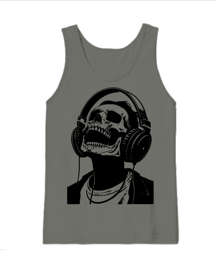 gym wear skull - Front