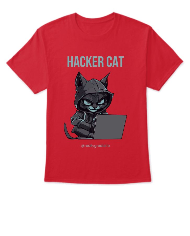 hacker cat  - Front