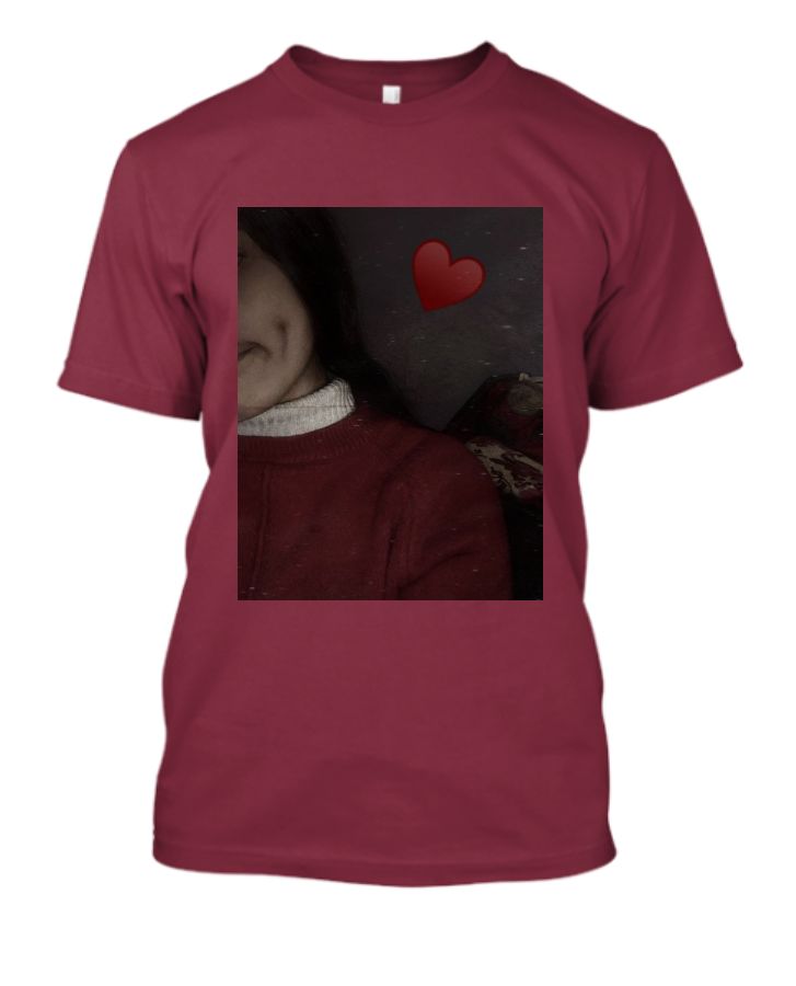 half t-shirt designed girl - Front