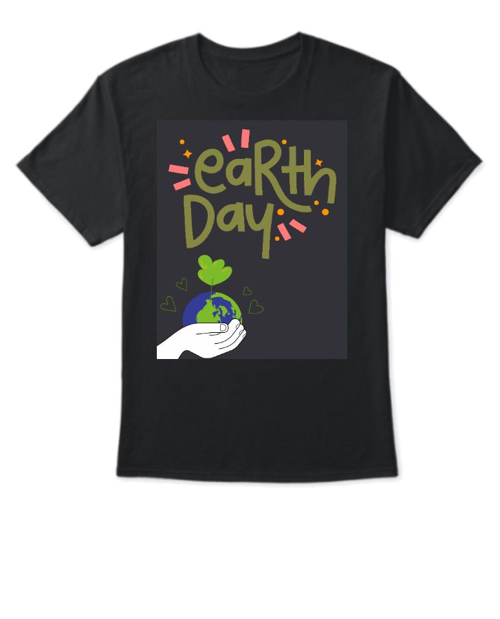 half t-shirts for earth day - Front