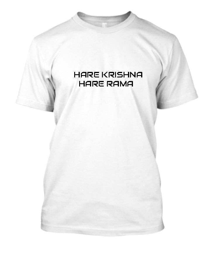 hare krishna hare rama tshirt - Front