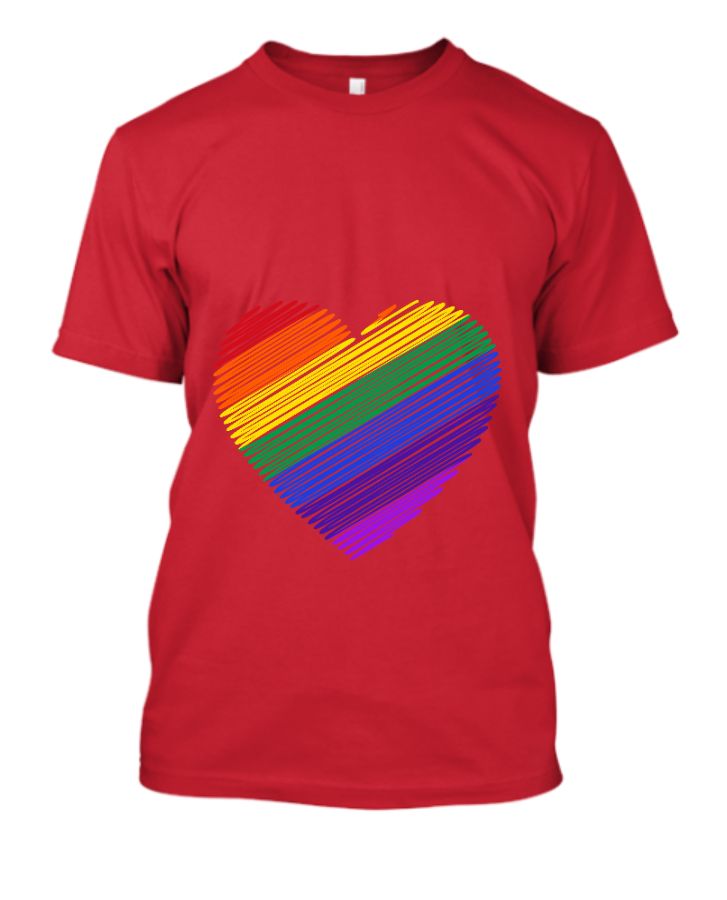 heart in shirt  - Front