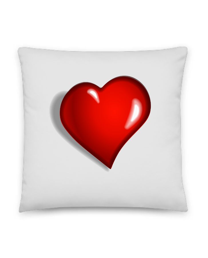 heart pillow - Front