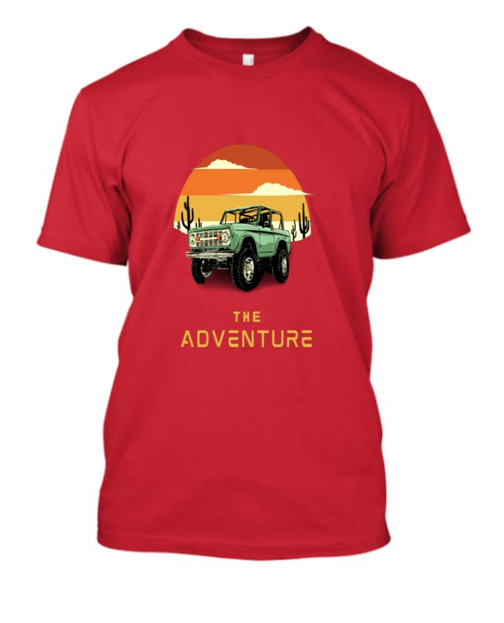 adventure (half sleeves t-shirt) - Front