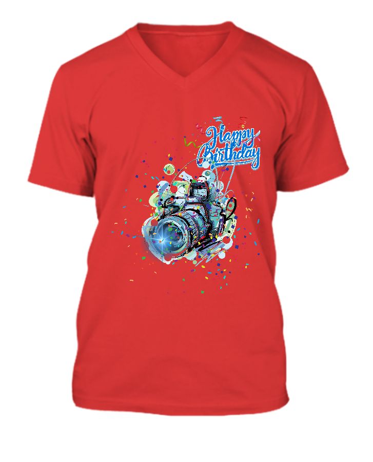 h.happy birth day t-shirt - Front