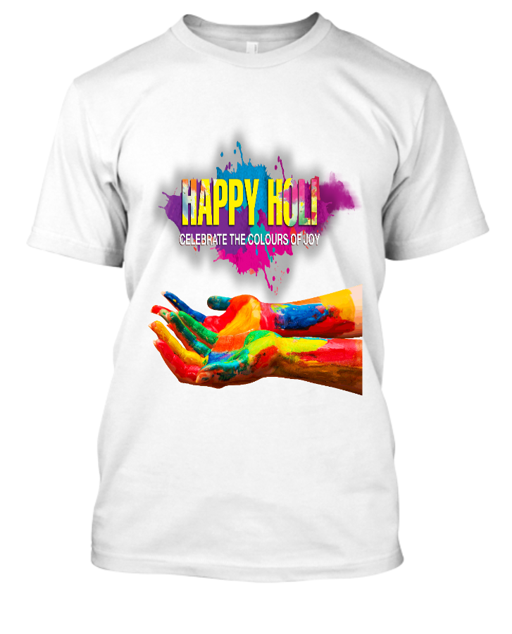 holi t shirt painting